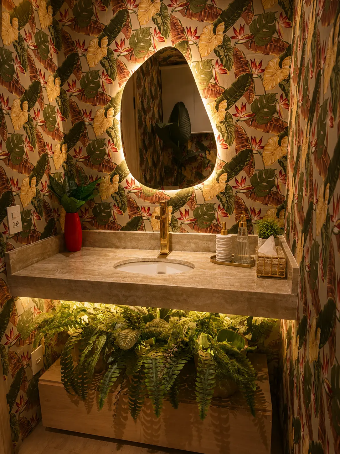 Lavabo do consultório da Clínica MM Nutrir